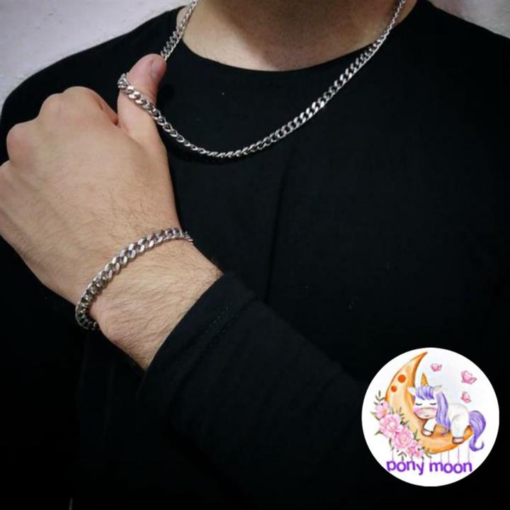 ست مردانه کارتیر رنگ ثابت نقره ای